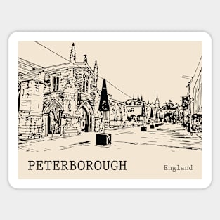 Peterborough England Sticker